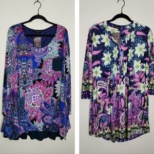 Reborn Tunic Top Bundle Women's Size XL